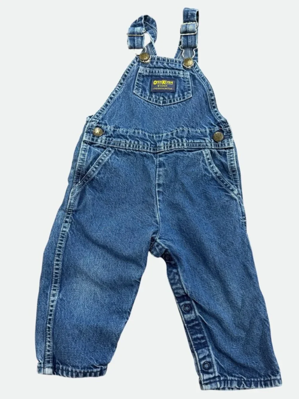 Pair of Vintage 1980's Osh Kosh B'Gosh Kids Overalls Made in USA